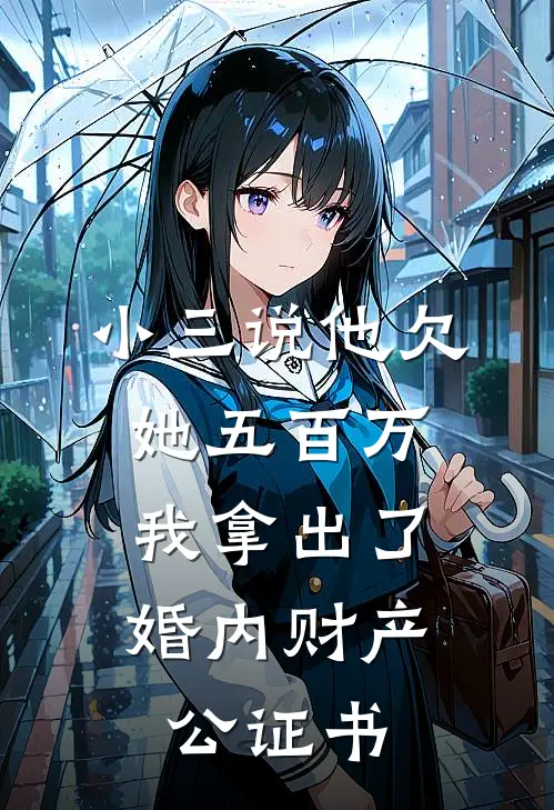 小三说他欠她五百万，我拿出了婚内财产公证书
