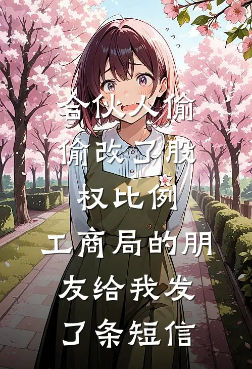 合伙人偷偷改了股权比例，工商局的朋友给我发了条短信